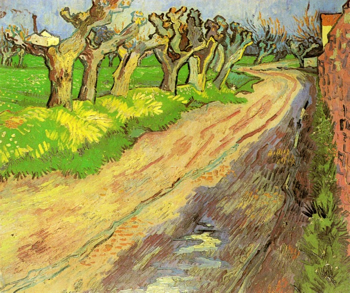 Pollard Willows - Van Gogh Painting On Canvas